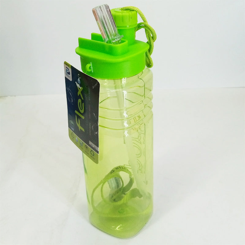 Beli Flex Dual Nozzle 650ml Transparent Plastic Water Bottle – Flexible & Convenient Hydration on the Go 💧