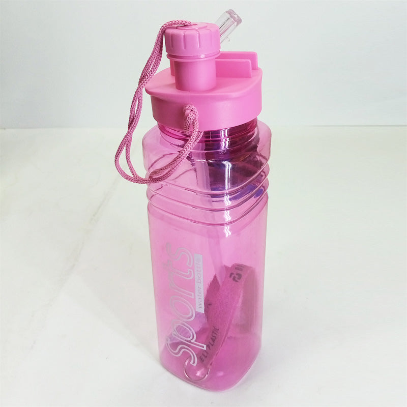 Beli Flex Dual Nozzle 650ml Transparent Plastic Water Bottle – Flexible & Convenient Hydration on the Go