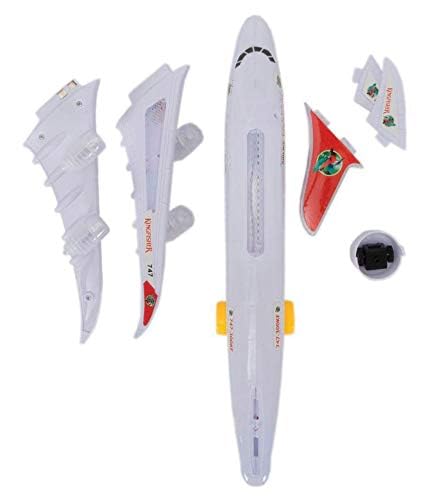 Toys Hub Airbus Airplane Model – Electric Plane with Loud Music, Flashing Lights & Bump N Go Feature | Perfect Toy Airplane for Kids ✈️🎶