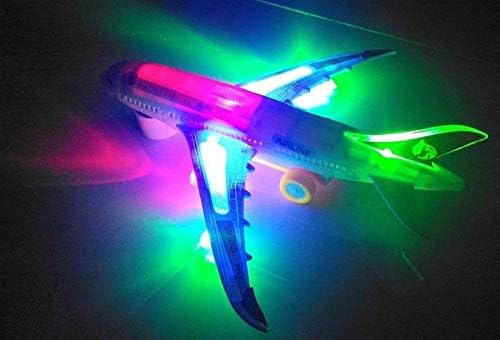 Toys Hub Airbus Airplane Model – Electric Plane with Loud Music, Flashing Lights & Bump N Go Feature | Perfect Toy Airplane for Kids ✈️🎶