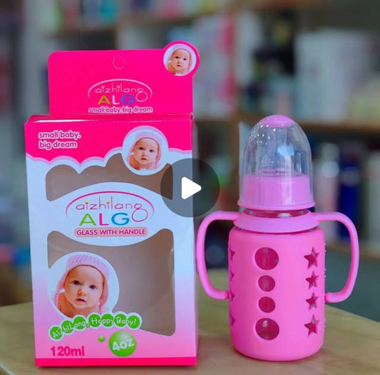 Algo Glass Feeding Bottles – Premium, BPA-Free, and Eco-Friendly Bottles for Safe Baby Feeding