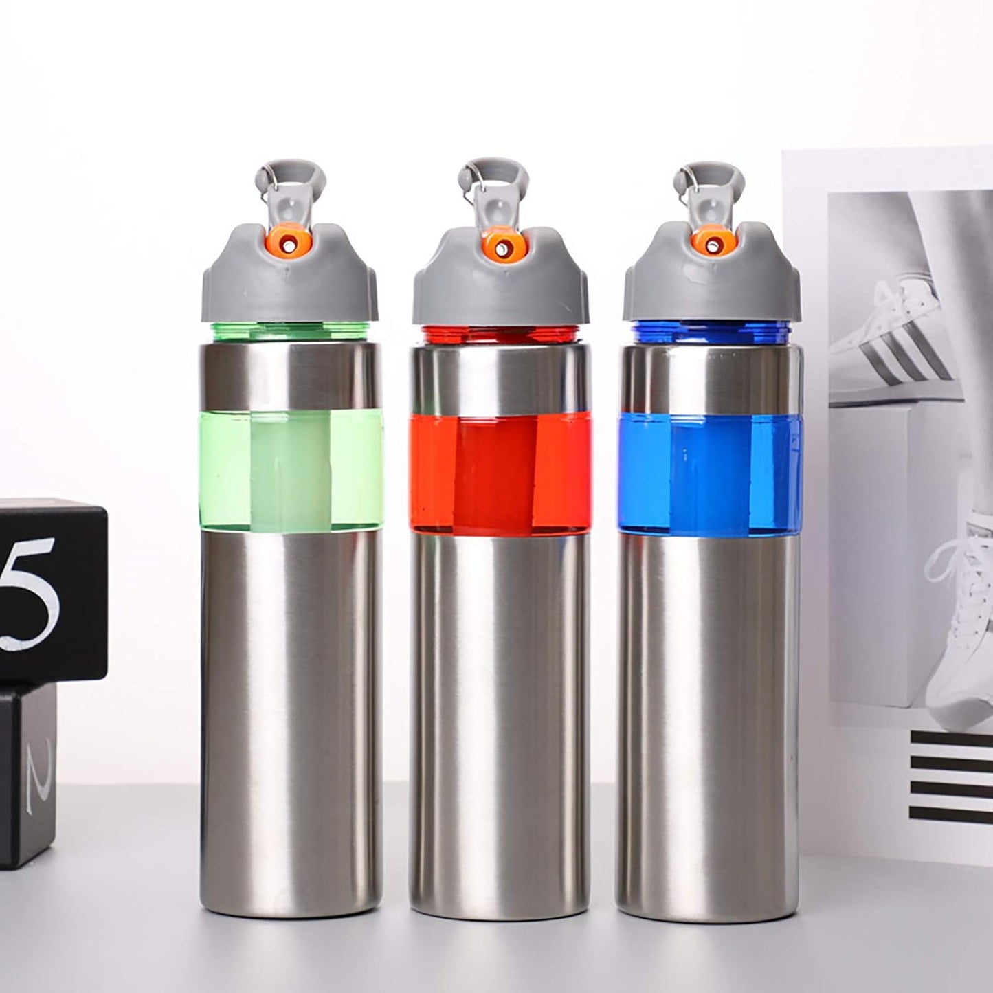 Hot N Cool Sports Vacuum Flask | Stainless Steel Water Bottle for School Kids