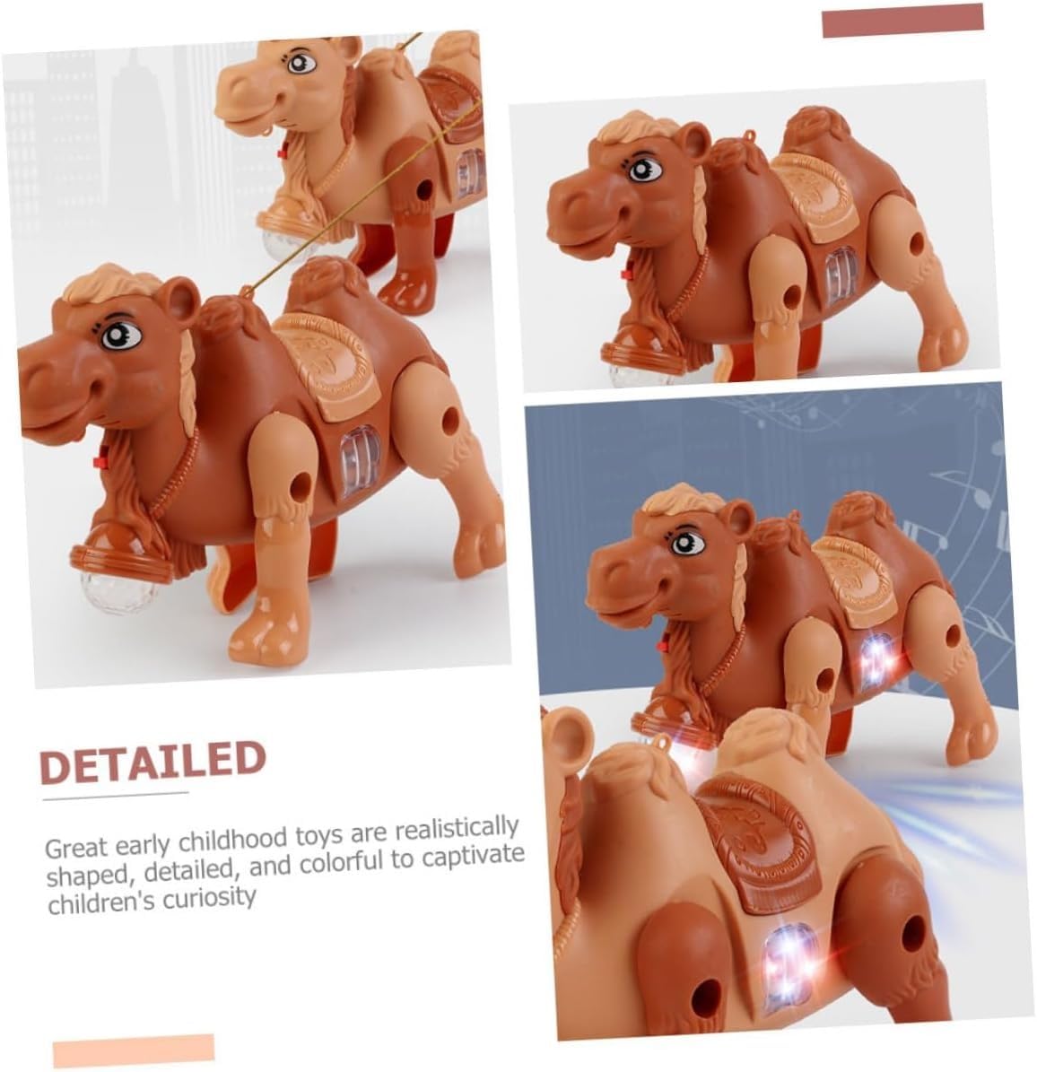 Electric Camel Toy with Music &amp; Lights – Fun for Kids! 🐪🎶