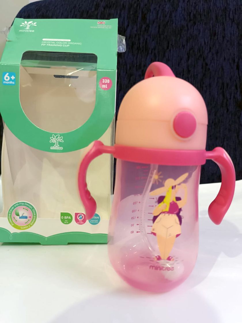 Baby Training Cup 240ML – Anti-Spill &amp; Unbreakable Learning Sippy Cup for Toddlers 🍼✨