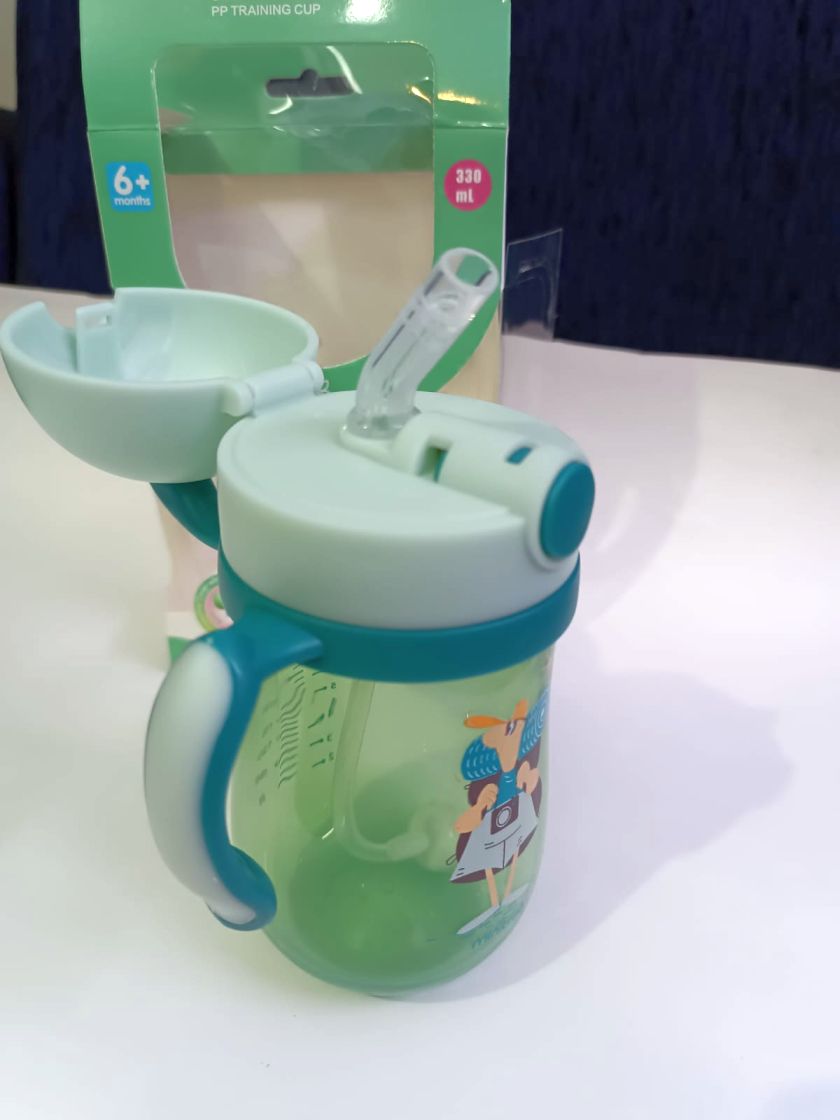 Baby Training Cup 240ML – Anti-Spill &amp; Unbreakable Learning Sippy Cup for Toddlers 🍼✨