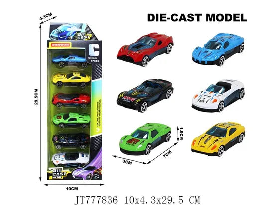 Die-Cast Alloy Cars – Mix Style Sliding Vehicles for Kids! 🚗✨