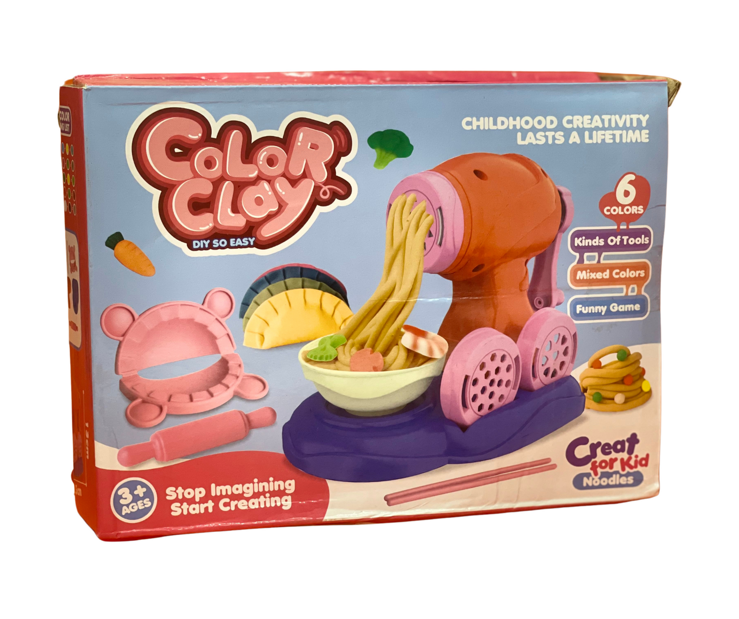 Children’s Noodle Machine Toy Set – DIY Clay Play for Creative Fun! 🍜✨