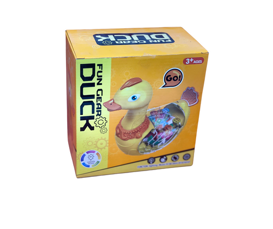 Gear Duck Toy with Lights &amp; Sound – Fun &amp; Interactive Toy for Kids! 🦆✨