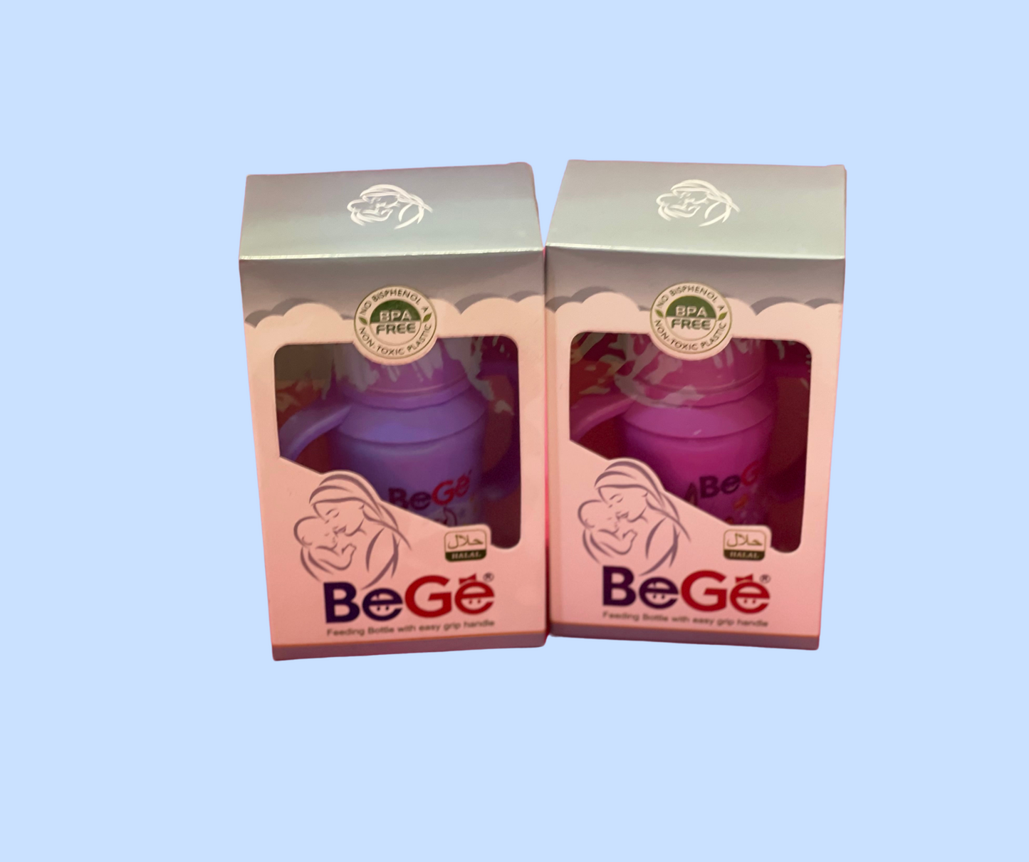 BEGE Non-Toxic Plastic Feeding Bottle – Safe, BPA-Free &amp; Lightweight Baby Bottle for Healthy Feeding