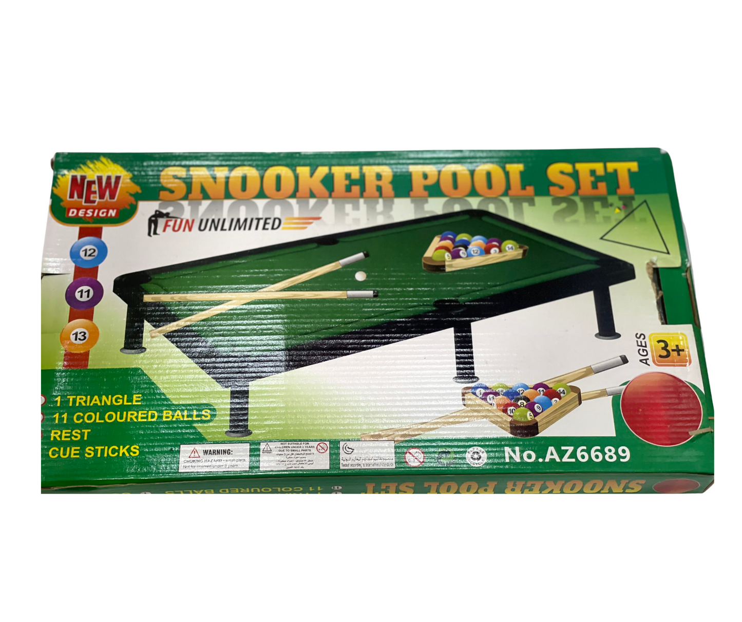 Snooker Pool Set – Complete 15-Piece Pool Table Game Set for Kids and Adults 🎱