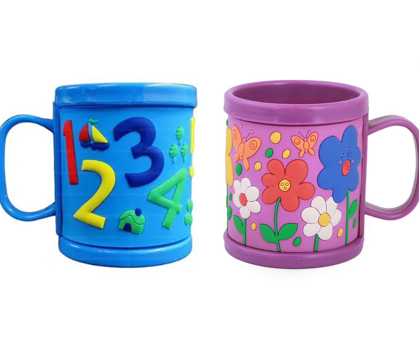 Kids 3D Cartoon Soft PVC Rubber Mug – Fun & Durable Drinkware for Little Ones! 🥤✨