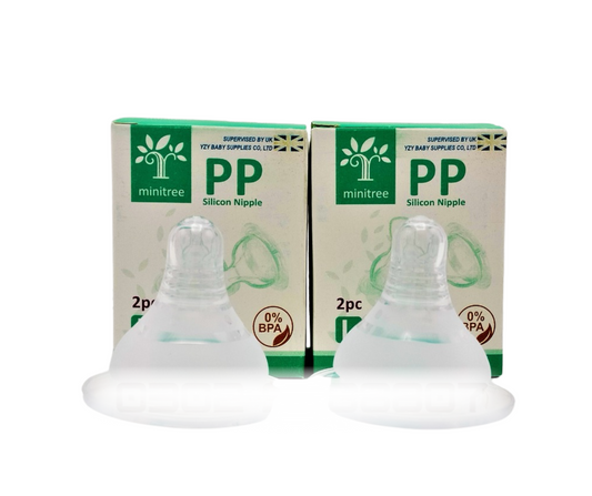 Minitree PP Silicone Nipple – Premium Baby Feeding Solution, BPA-Free & Anti-Colic Design