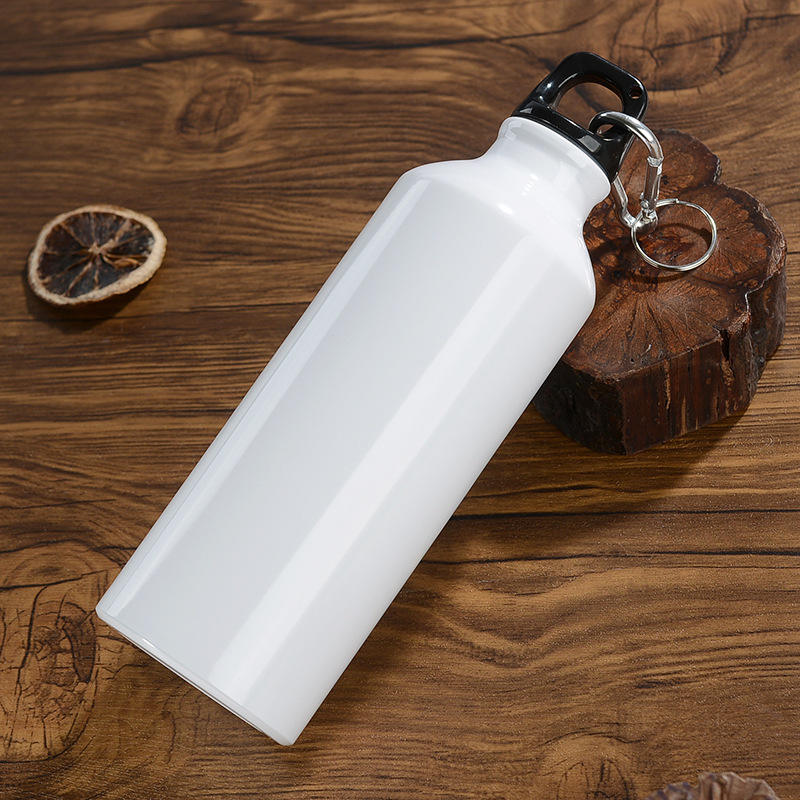 17 oz Aluminum Bike Water Bottle | Reusable Sports Bottle with Leak-Proof Twist Cap & Buckle