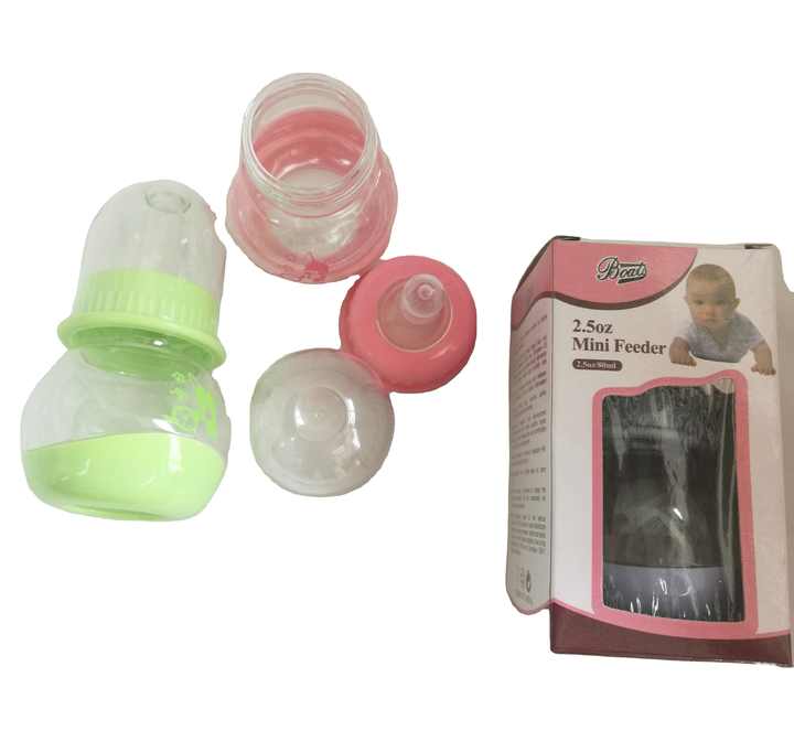 2.5oz Mini Baby Feeder | BPA-Free, Anti-Colic & Compact Design