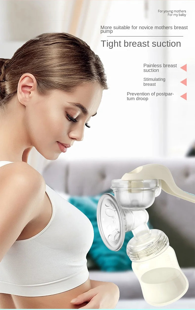 SuperJack Natural Manual Breast Pump – More Comfort, More Milk Naturally, 0% BPA 🍼🌿