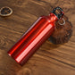 17 oz Aluminum Bike Water Bottle | Reusable Sports Bottle with Leak-Proof Twist Cap & Buckle