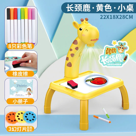 Jinming Children's Projector Art Drawing Desk – Creativity and Learning in One! 🎨✨