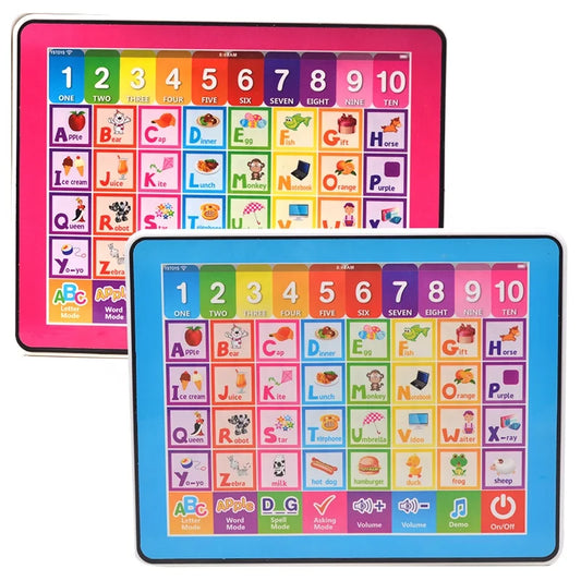 Kids Learning Tablet – ABC, Alphabet & Numbers Learning Pad for Fun & Education