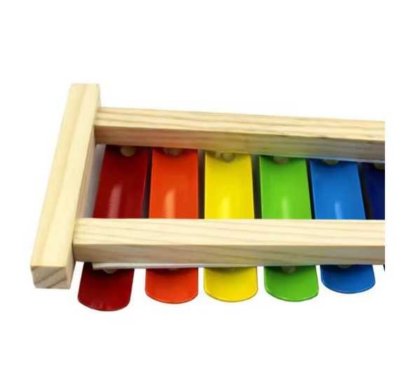 Eight-Tone Hand-Knocking Piano – Wooden Percussion Instrument for Kids 🎹✨