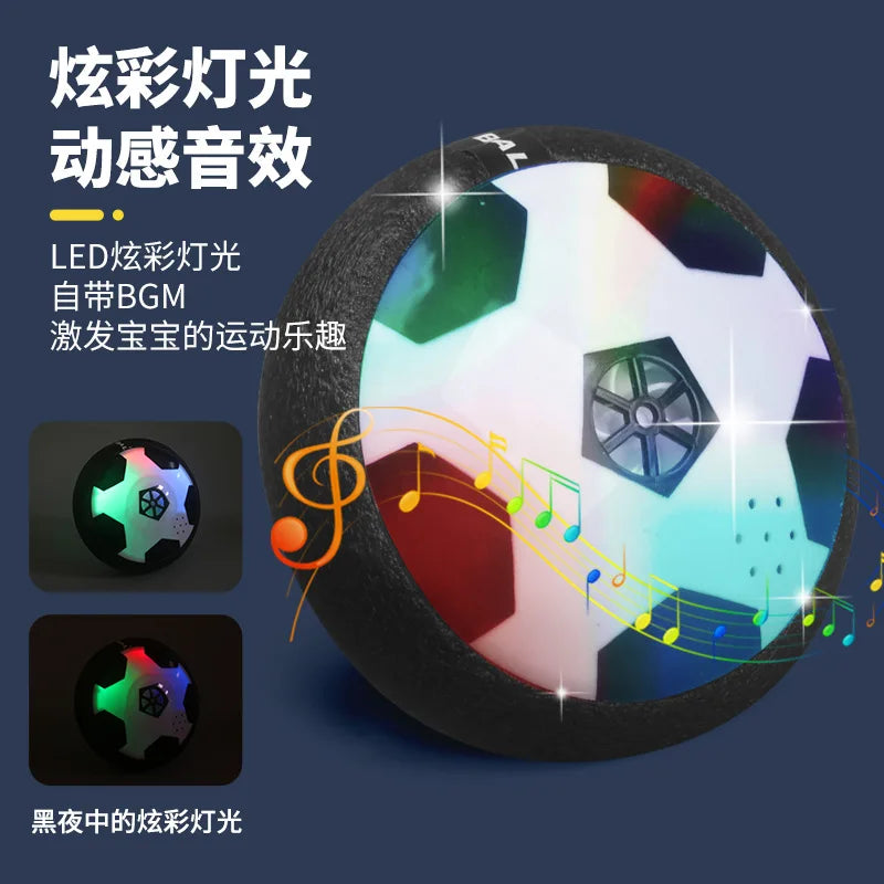 LED Music Toy Soccer Ball UFO – Magic Flying Saucer Ball with Air Cushion ⚽✨