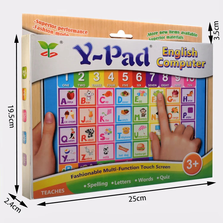 Kids Learning Tablet – ABC, Alphabet & Numbers Learning Pad for Fun & Education