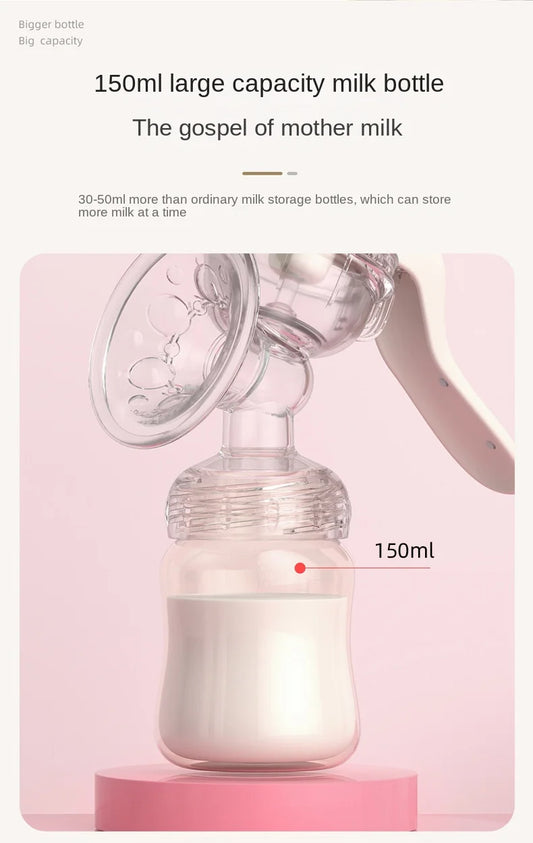 SuperJack Natural Manual Breast Pump – More Comfort, More Milk Naturally, 0% BPA 🍼🌿