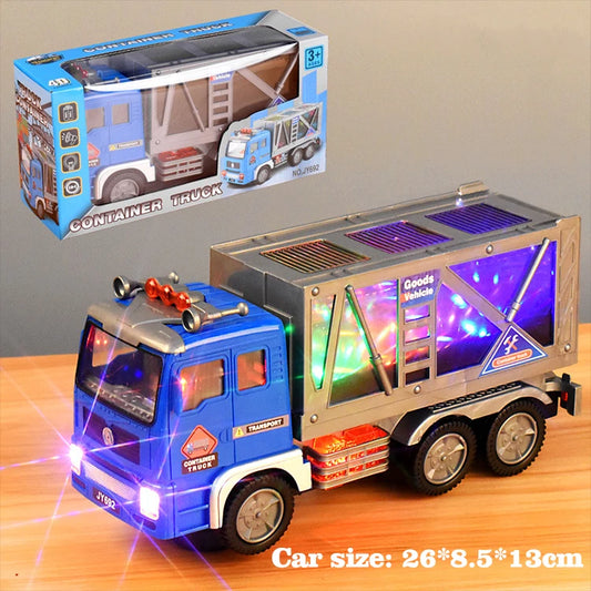 Electric Universal Toys 4D Lighting Music Children's Avengers Car