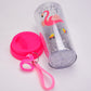 Glittery Travel Cups with Cute Keychains – Sparkle on the Go!