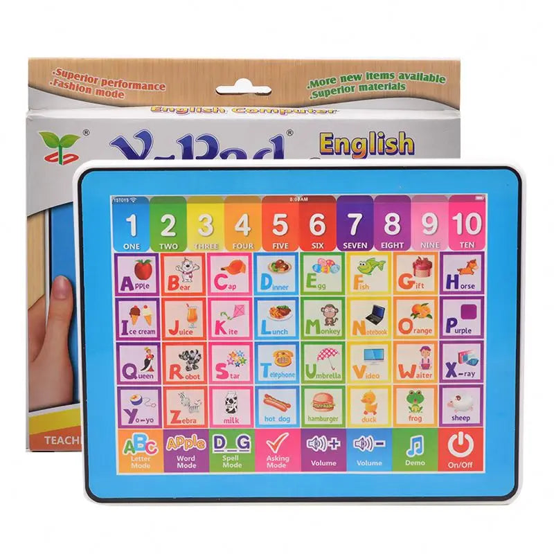 Kids Learning Tablet – ABC, Alphabet & Numbers Learning Pad for Fun & Education