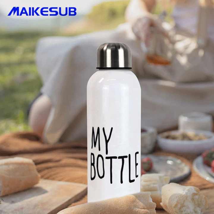 Good Quality 500ml Sports Bottle – Leak-Proof Drinking Jug – Motivational Gallon Water Bottle – Plastic Material 💧✨