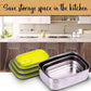 Stainless Steel Leakproof Lunch Box | Durable 2-Layer Bento Box with Airtight Lid