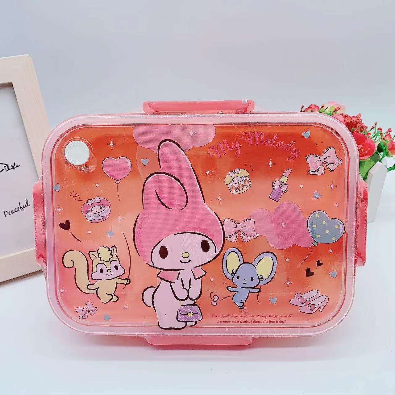 Kids Cartoon-Themed Lunch Boxes | Hello Kitty & Friends | Durable & Leak-Proof