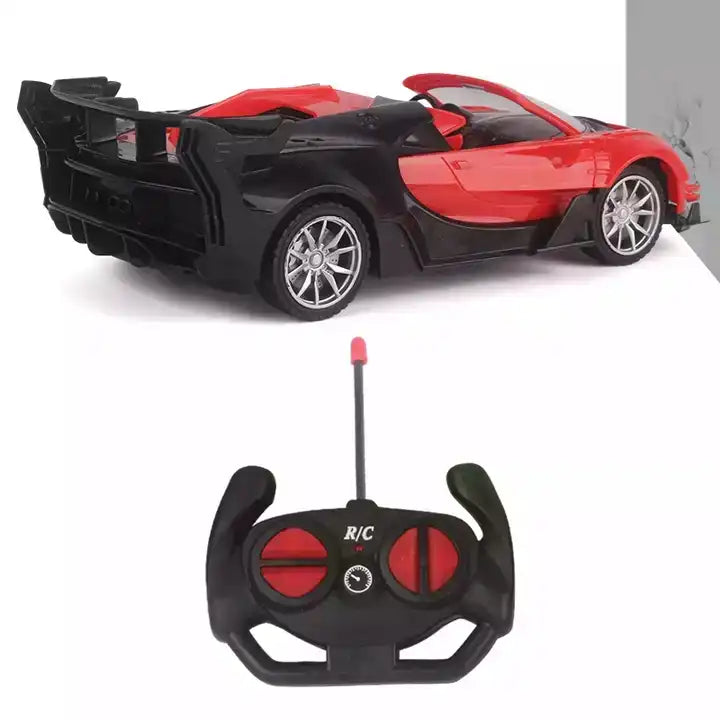 1:18 Four-Way Remote Control Electric Car Model – RC Toy Vehicle for Boys 🚗💨