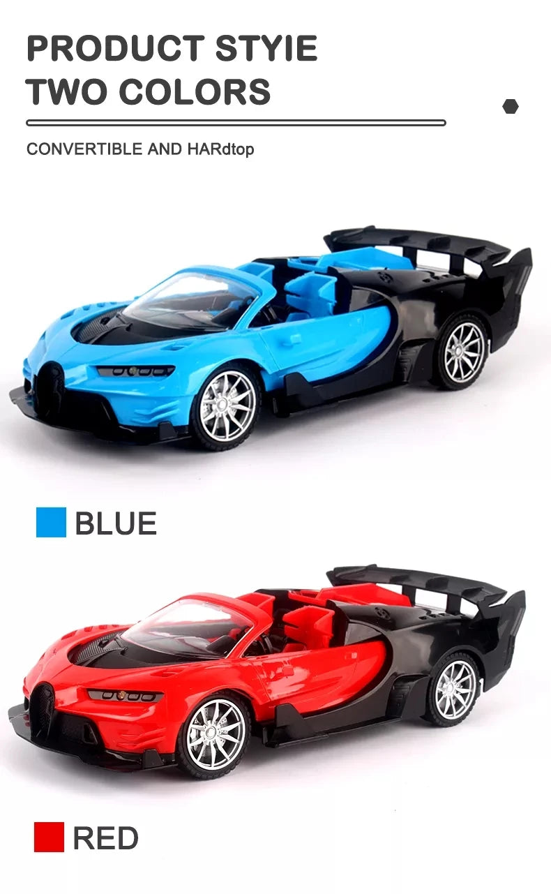 1:18 Four-Way Remote Control Electric Car Model – RC Toy Vehicle for Boys 🚗💨