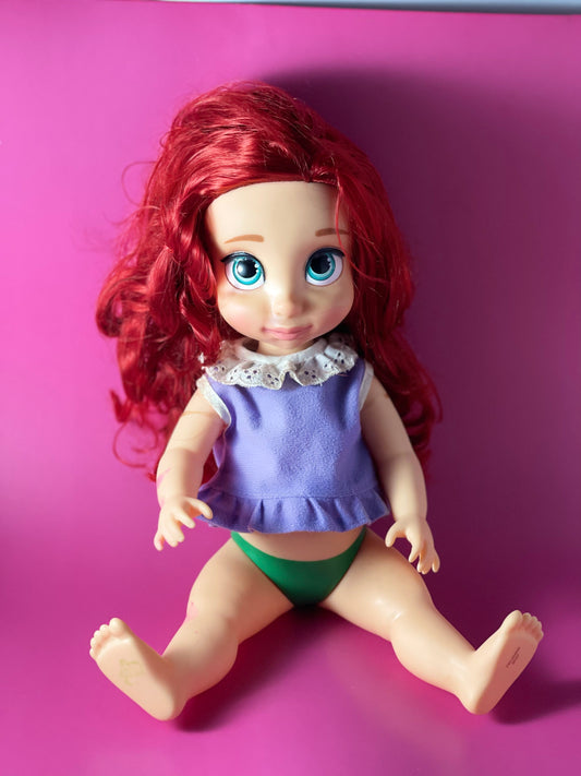 Beautiful Red-Haired Doll with Big Green Eyes – Perfect for Imaginative Play!