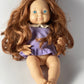 Lifelike Baby Doll with Blue Eyes and Brown Hair – Perfect Gift for Kids!