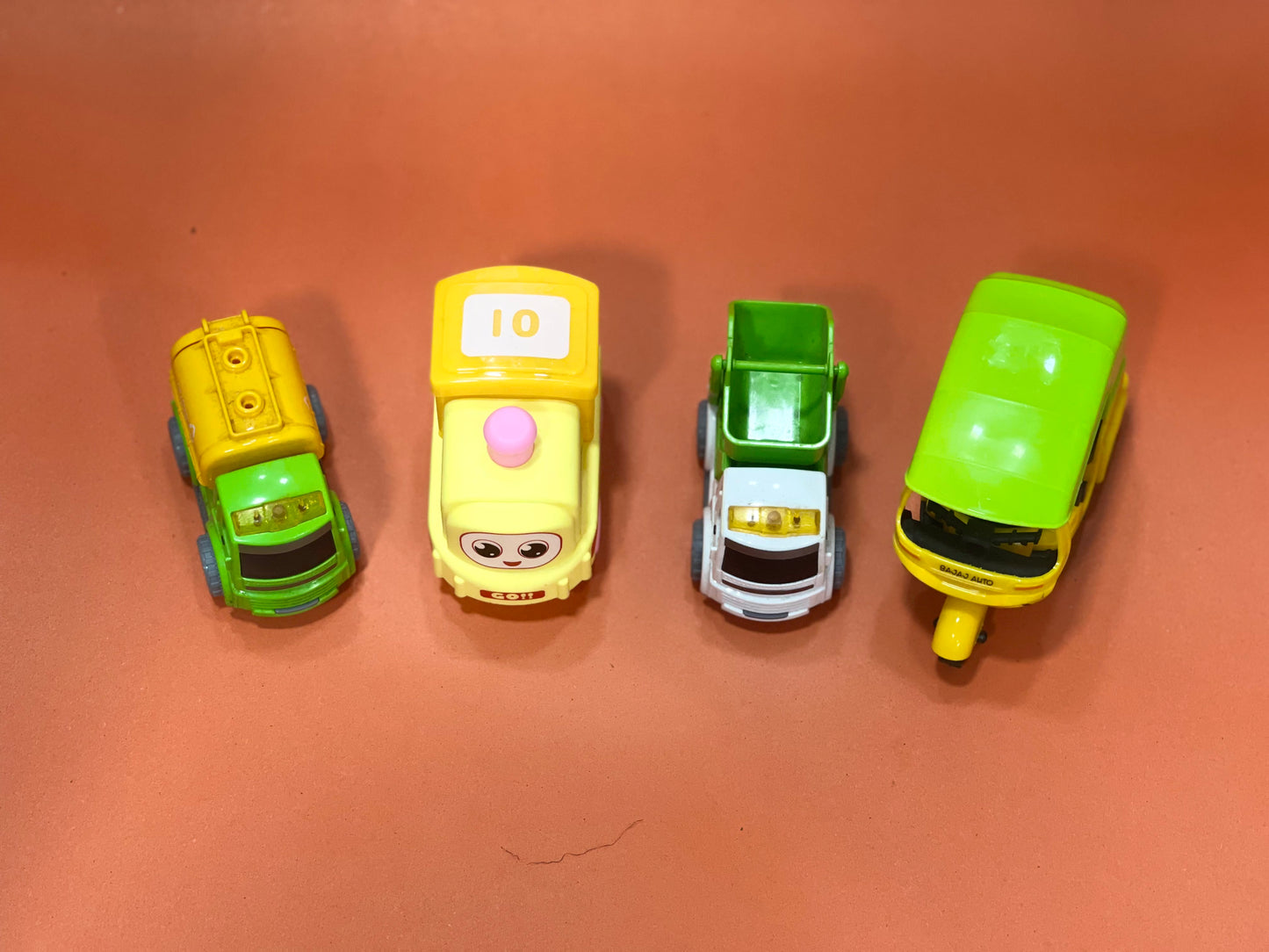 Different Sizes Car Toys Deal – 4-Piece Set for Kids | Assorted Mini Toy Cars in Various Sizes 🚗🎉