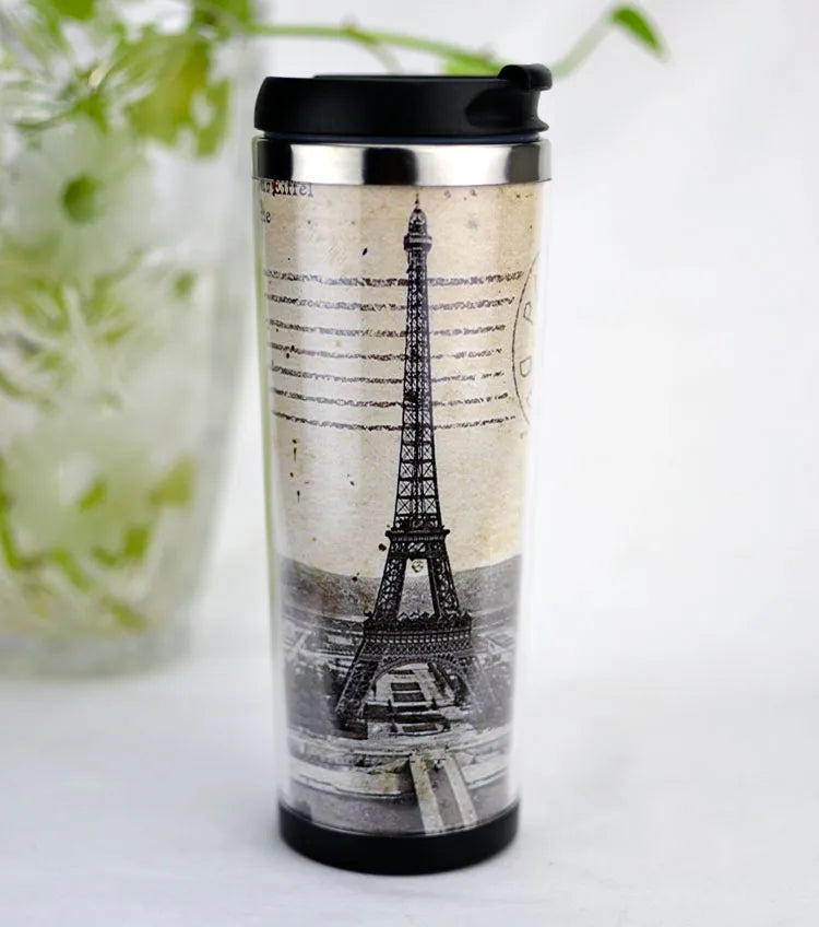 Eiffel Tower Hot Coffee Mug | Premium Ceramic Coffee Cup | Perfect Gift for Coffee Lovers & Paris Enthusiasts