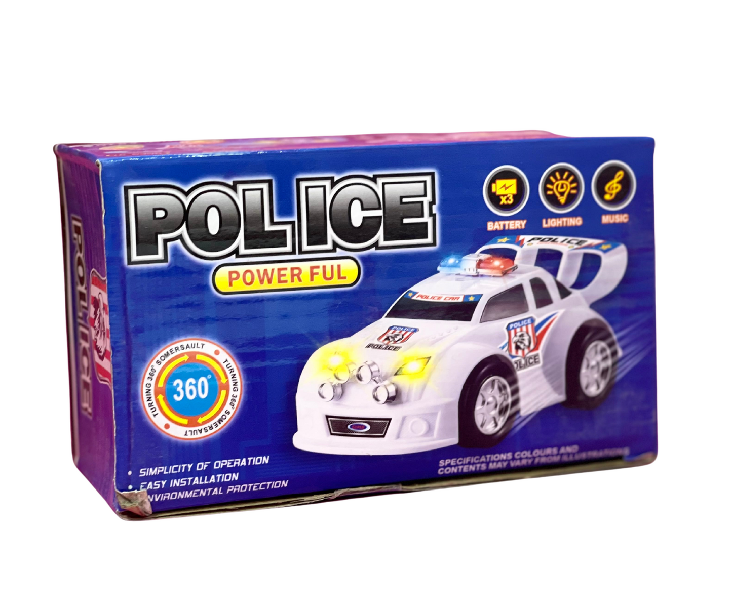 Police Powerful Car Toy with Lights & Music – Action-Packed Fun for Kids! 🚔✨