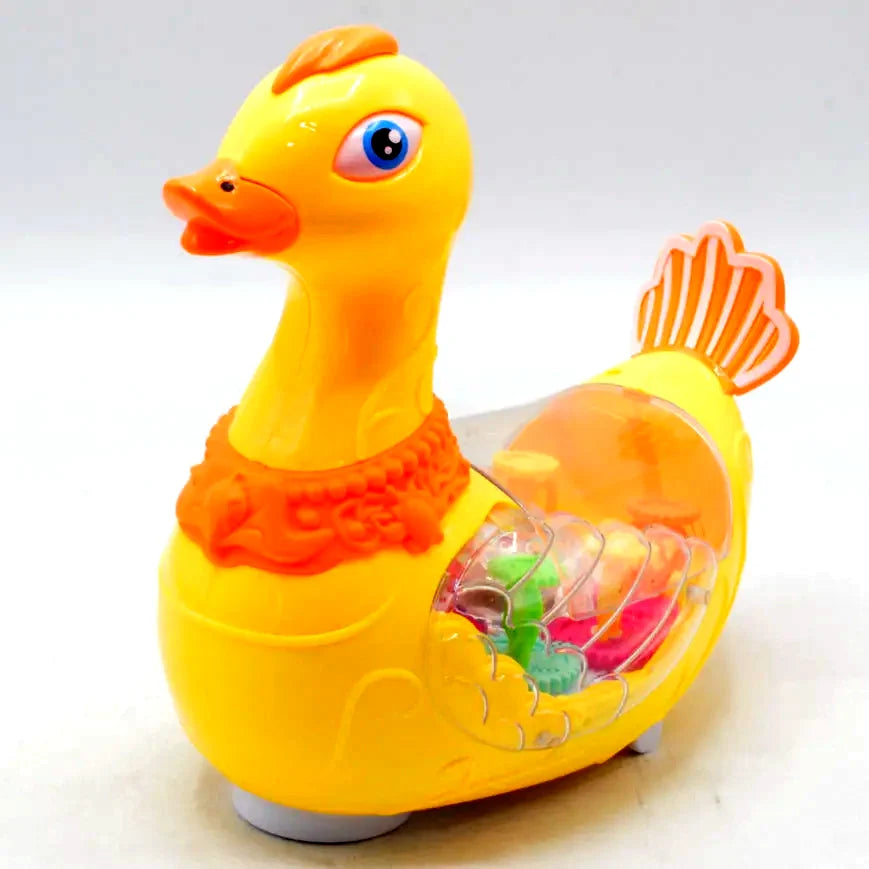 Gear Duck Toy with Lights &amp; Sound – Fun &amp; Interactive Toy for Kids! 🦆✨