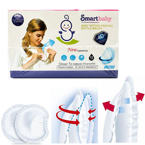 Smart Baby Breast Pad Disposable (12 pcs) – Premium Quality, Leak-Proof, and Comfortable Nursing Pads for Moms