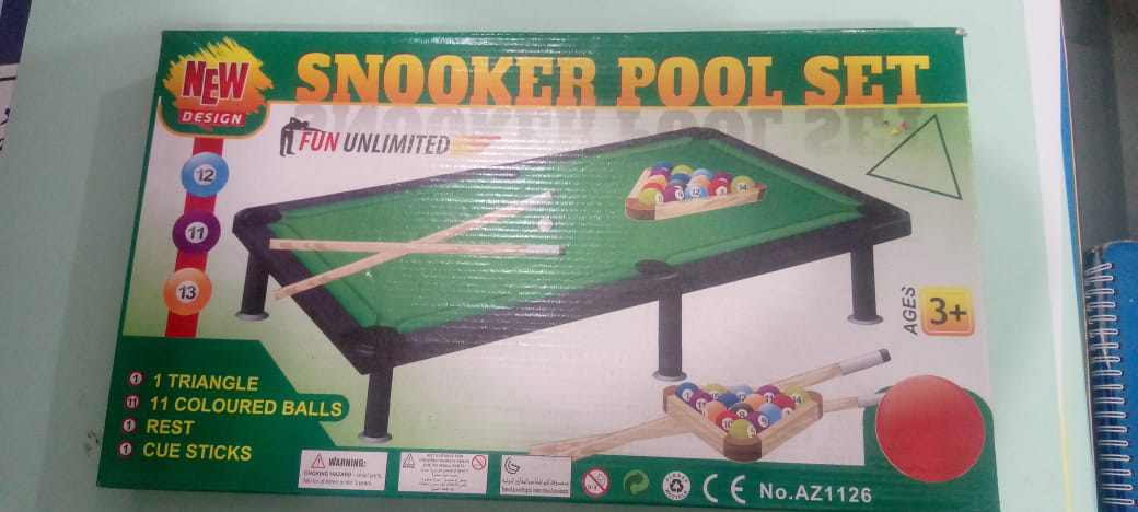 Snooker Pool Set – Complete 15-Piece Pool Table Game Set for Kids and Adults 🎱