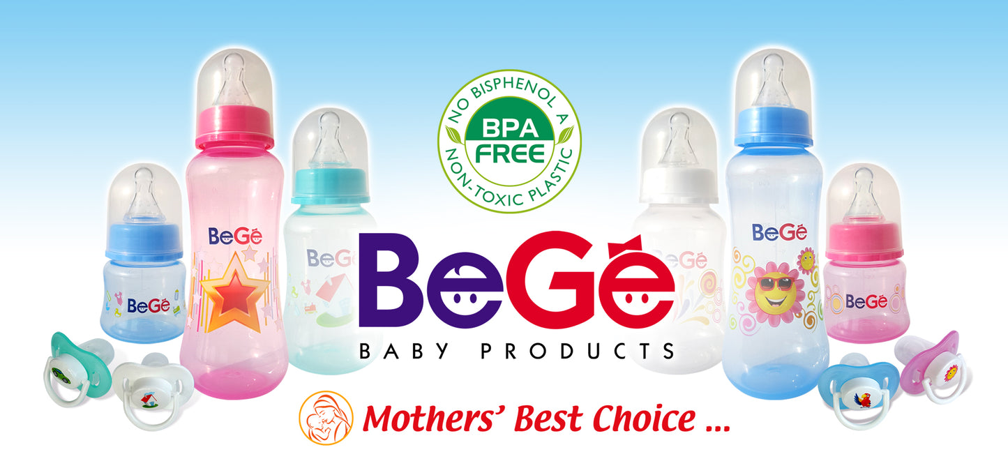 BEGE Non-Toxic Plastic Feeding Bottle – Safe, BPA-Free &amp; Lightweight Baby Bottle for Healthy Feeding